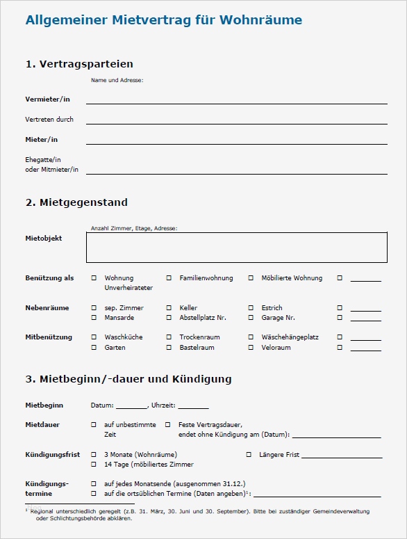 Wohnung Ablöse Vertrag Vorlage Genial Mietvertrag Wohnung Muster