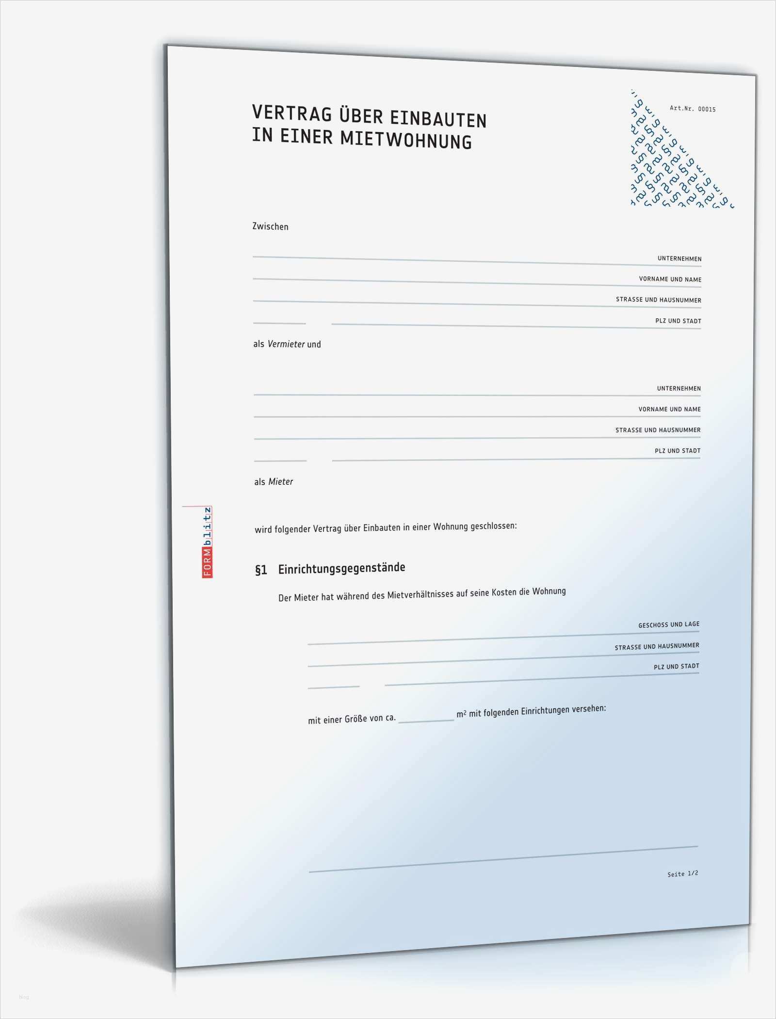 Wohnung Ablöse Vertrag Vorlage Inspiration Vertrag Einbauten In Mietwohnung Muster Pdf & Word Zum