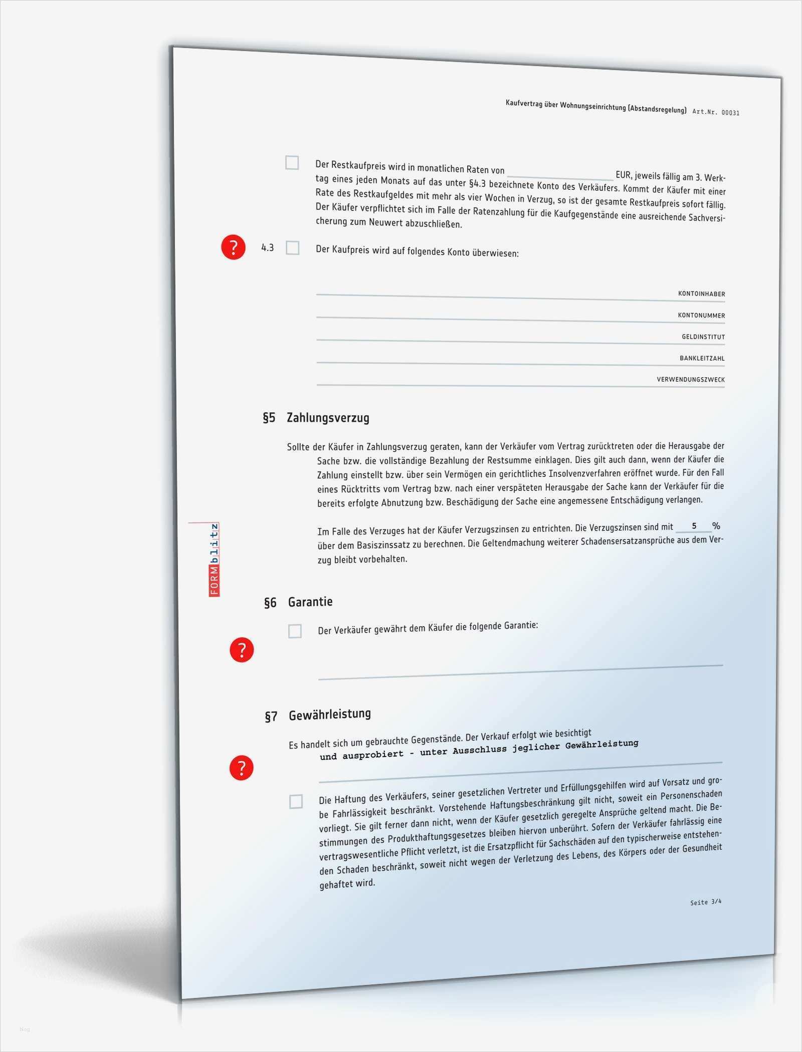 Wohnung Ablöse Vertrag Vorlage Schön Kaufvertrag Wohnungseinrichtung