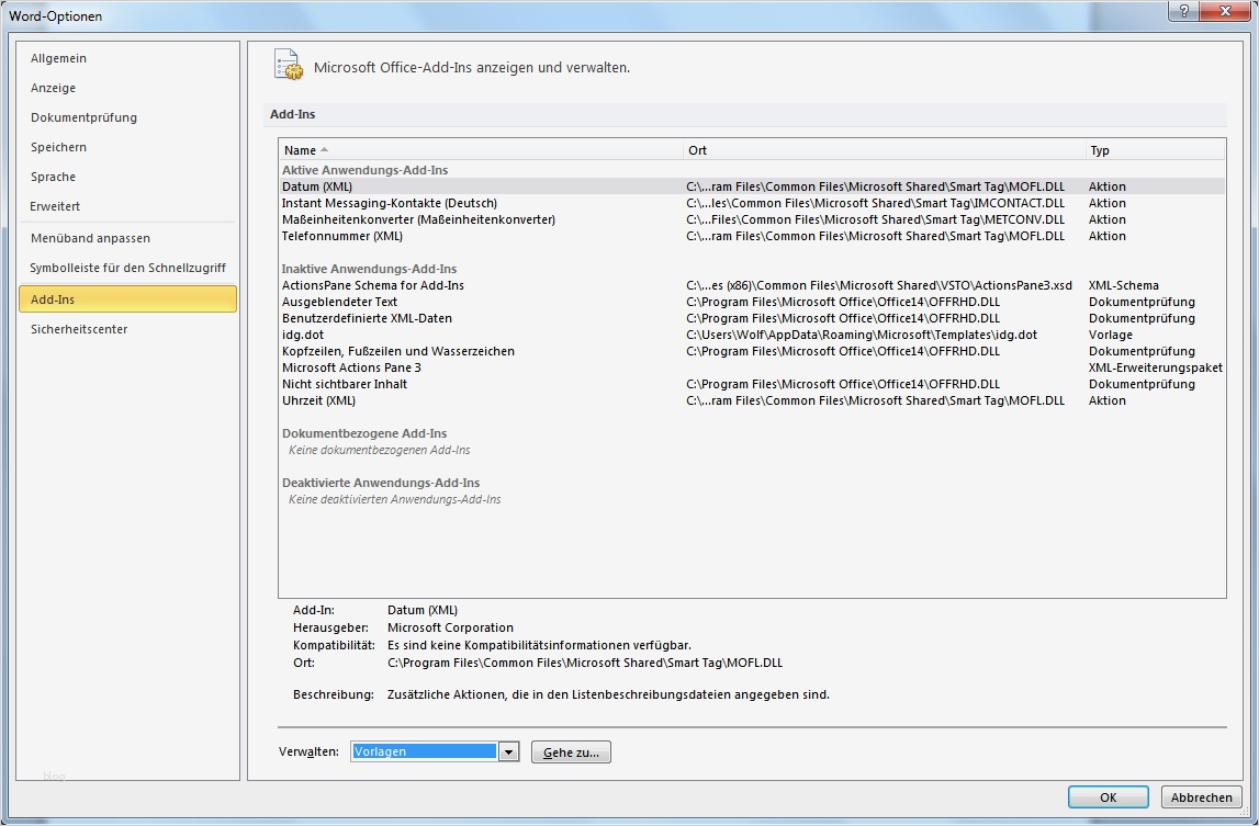 Word Dokument Vorlage Bewundernswert Word 2007 Und 2010 Dokument Nachträglich Mit Vorlage