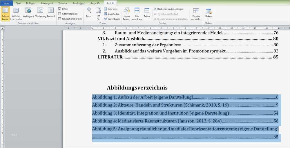 Word Eigene Vorlage Erstellen Best Of Abbildungsverzeichnis In Word Erstellen