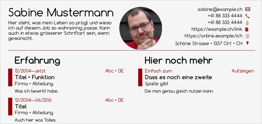 Word Kann Die Vorhandene Globale Vorlage Nicht öffnen Cool Vorlage Für Den Ein Seiten Lebenslauf – Marcel Waldvogel