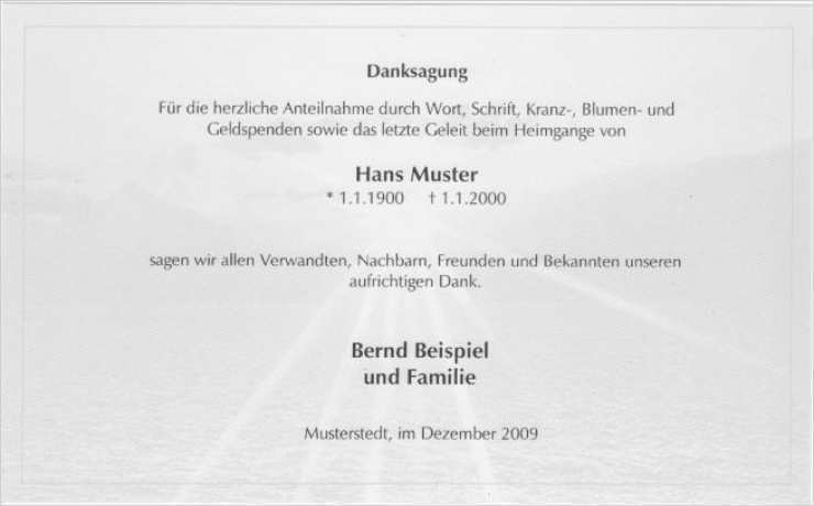 Word Vorlage Danksagung Trauer Einzigartig Trauer Danksagungskarte sonnenuntergang Grau