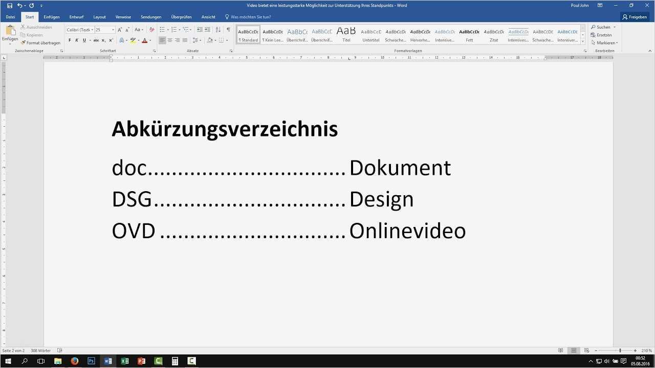 Word Vorlage Erstellen 2016 Elegant Word Automatisches Abkürzungsverzeichnis Erstellen