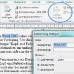 Word Vorlage Erstellen Mit Textfeldern Einzigartig Index Mit Microsoft Word Erstellen