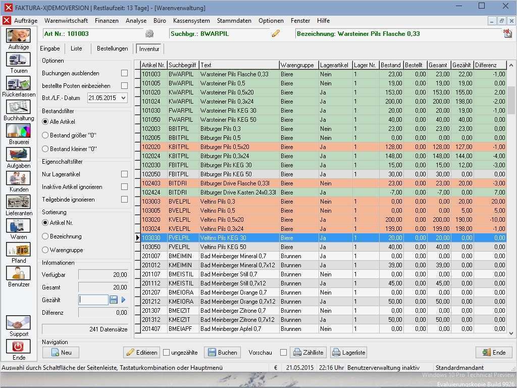 Word Vorlage Preisliste Getränke Einzigartig Getränke software Faktura X