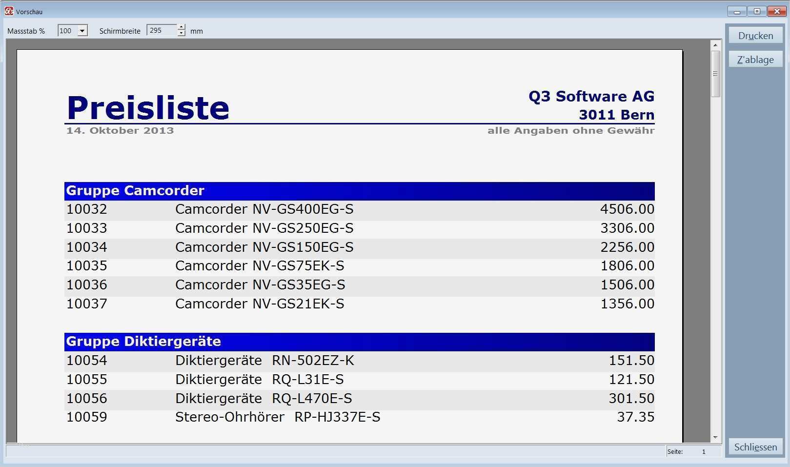 Word Vorlage Preisliste Getränke Neu Q3 Small Business 2018 Q3 software Ag