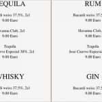 Word Vorlage Preisliste Getränke Schönste Hier ist Vorlage Für Ihre Getränkekarte Der