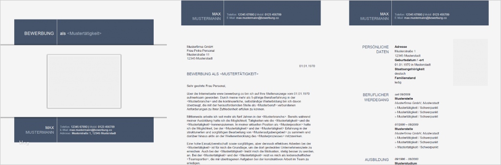 Word Vorlagen Für Bewerbungen Großartig Bewerbung Muster & Vorlagen Kostenlos Herunterladen