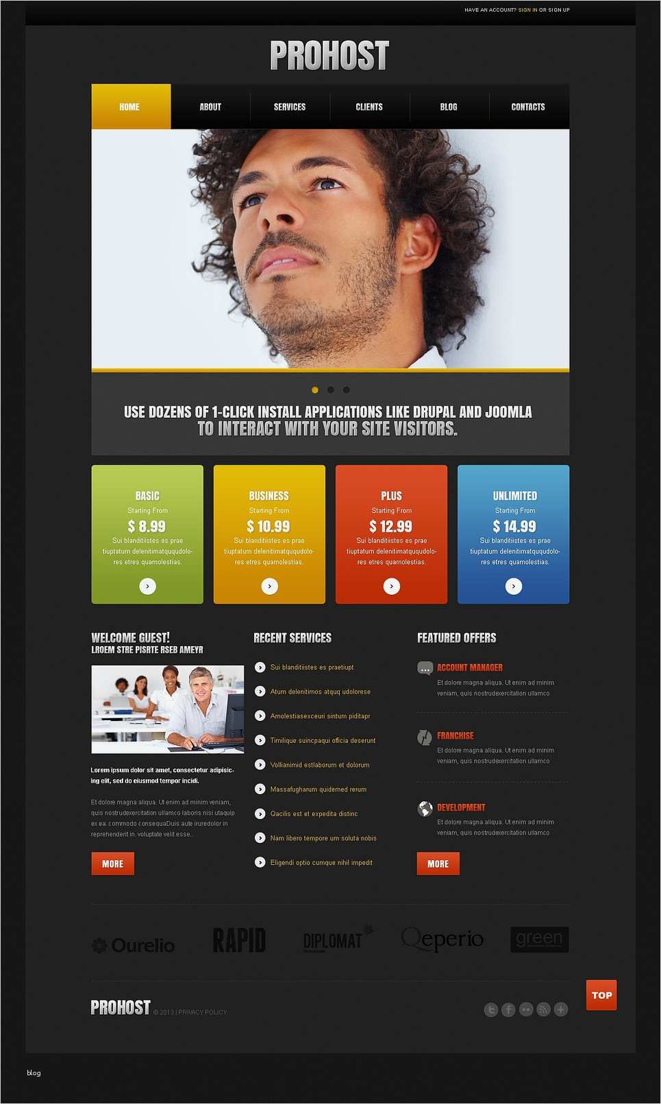 Wordpress Vorlagen Kaufen Erstaunlich Joomla Vorlage Für Hosting