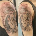 Zahlen Tattoo Vorlagen Hübsch Tattoo Römische Zahlen Und Engel
