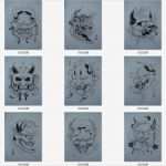 Zahlen Tattoo Vorlagen Neu Japanische Tattoo Vorlagen Book Buch Hannya 210mm X 285mm