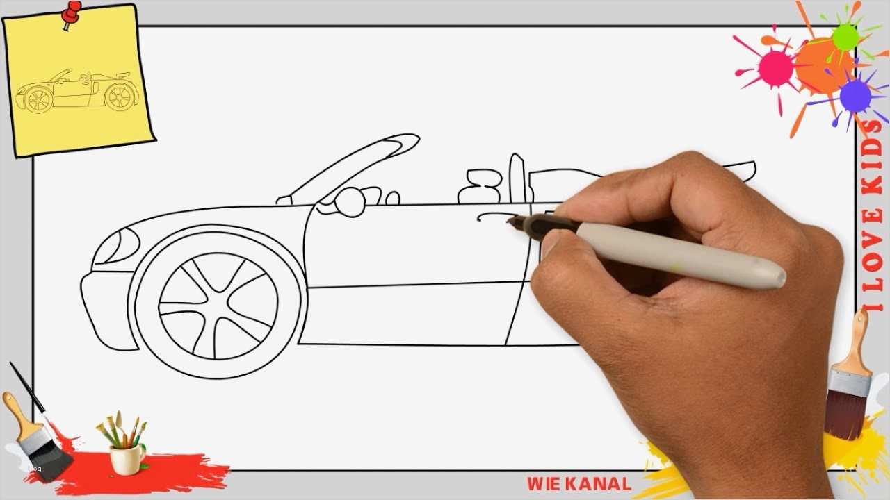 Zeichnen Für Anfänger Vorlagen Schritt Für Schritt Best Of Auto Zeichnen 5 Schritt Für Schritt Für Anfänger & Kinder
