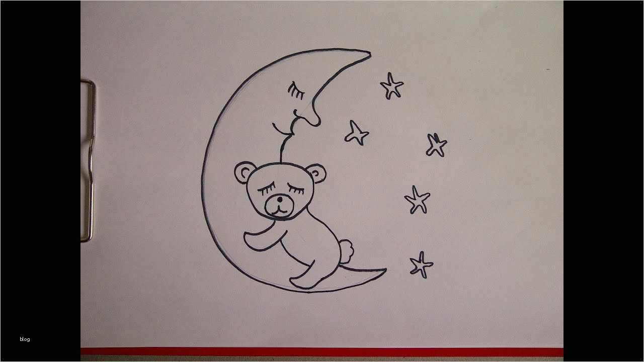 Zeichnen Lernen Kinder Vorlagen Bewundernswert Bär Auf Dem Mond Zeichnen Lernen Für Kinder Und Anfänger