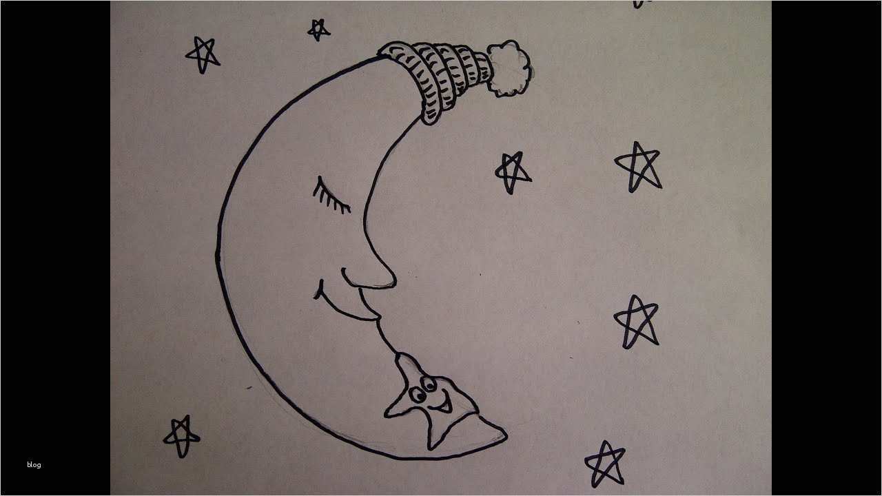 Zeichnen Lernen Kinder Vorlagen Neu Mond Und Sterne Zeichnen Zeichnen Lernen Für Kinder Und