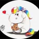 Zeichnen Lernen Kinder Vorlagen Schön Rainbow Unicorn Pummeleinhorn