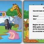 Zoo Gutschein Vorlage Kostenlos Wunderbar Einladungskarten Zum Geburtstag