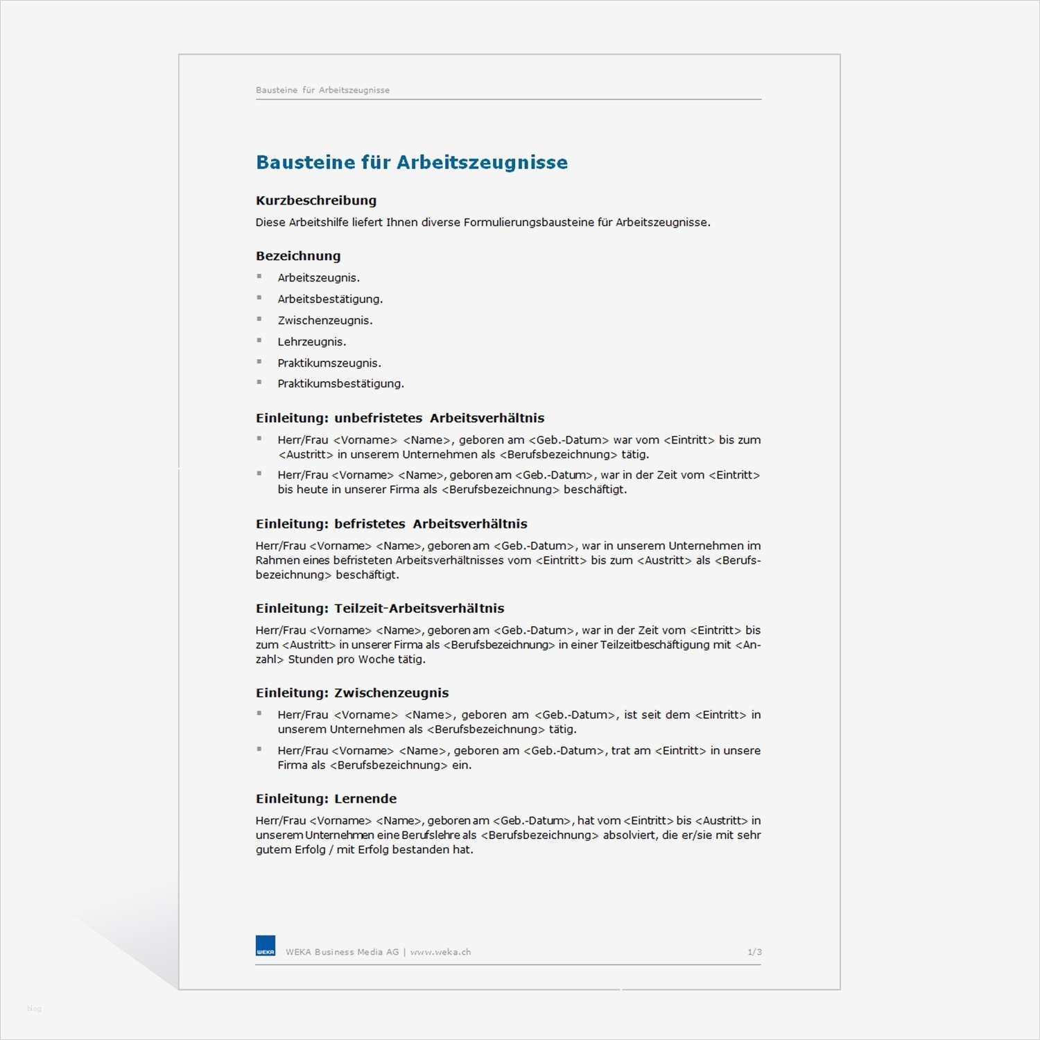Zwischenzeugnis Vorlage Word Einzigartig Textbausteine Arbeitszeugnisse