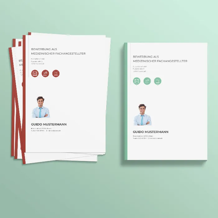 1028 bewerbung medizinische fachangestellte mfa vorlage mit lebenslauf deckblatt anschreiben seite main med 2 1