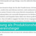 Bewerbung als Produktionshelfer und Quereinsteiger 1