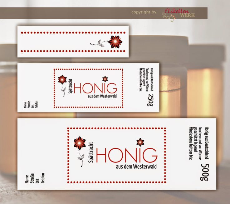 Honigetiketten 2
