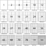 Etiketten A4 Bogen – Praktische Lösungen für Büro und Organisation 24 a4 sizes